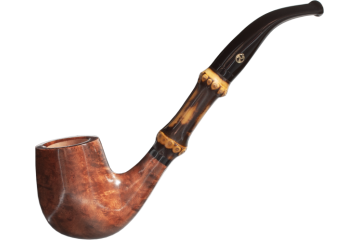Rattray's Bamboo Bent Brown pipa